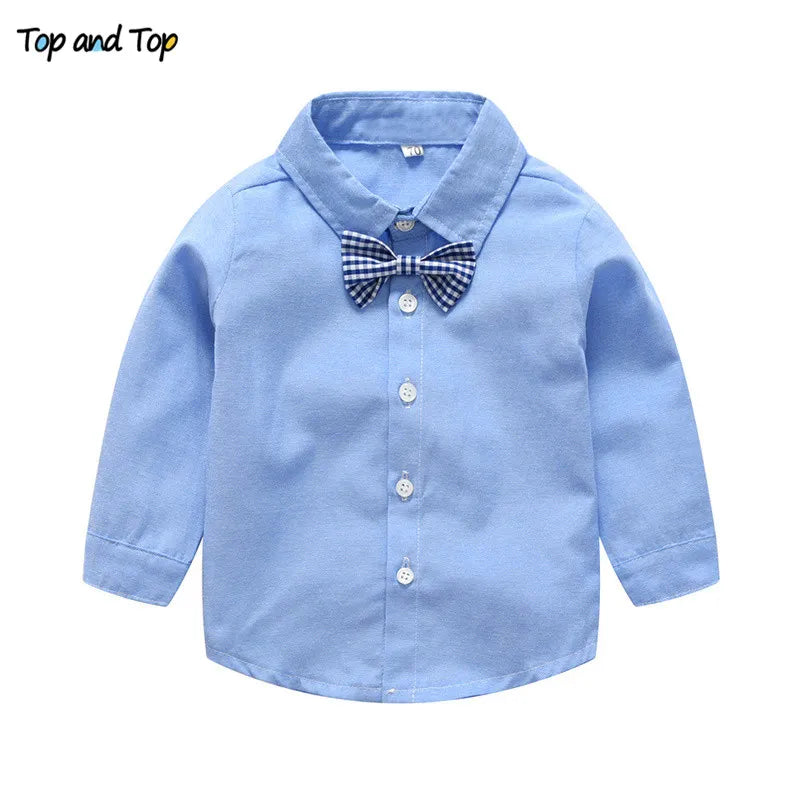 Conjunto Elegante con Tirantes y Corbatín para Niño