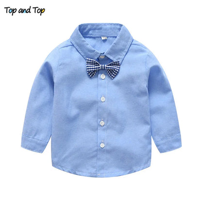 Conjunto Elegante con Tirantes y Corbatín para Niño