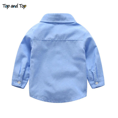 Conjunto Elegante con Tirantes y Corbatín para Niño