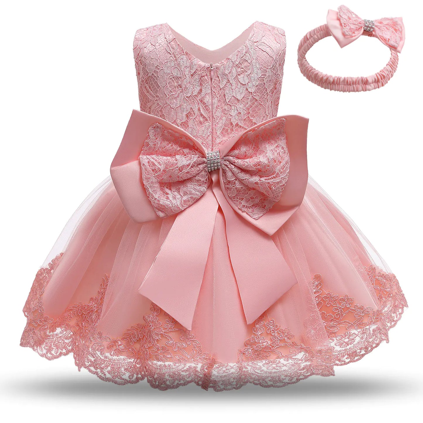 "White Baptism Dress for Baby Girls & Toddlers"
