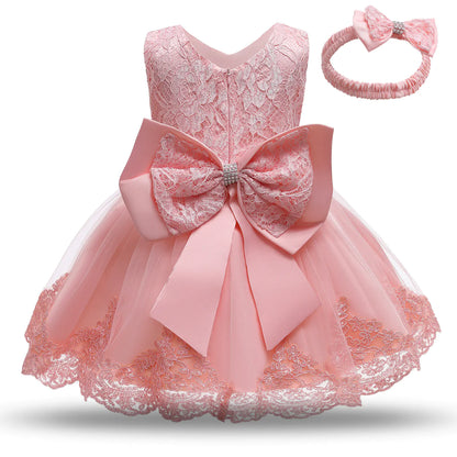 "White Baptism Dress for Baby Girls & Toddlers"
