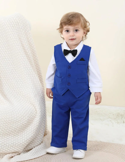Traje Formal con Chaleco para Bebé