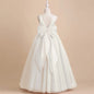 Vestido de Ceremonia para Niña con Lazo Grande