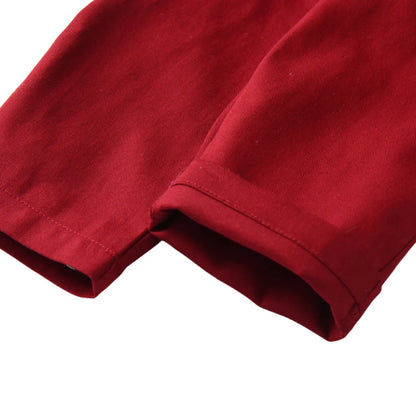 Toddler Boy Christmas Clothing Set – Dress Shirt & Suspender Pants
