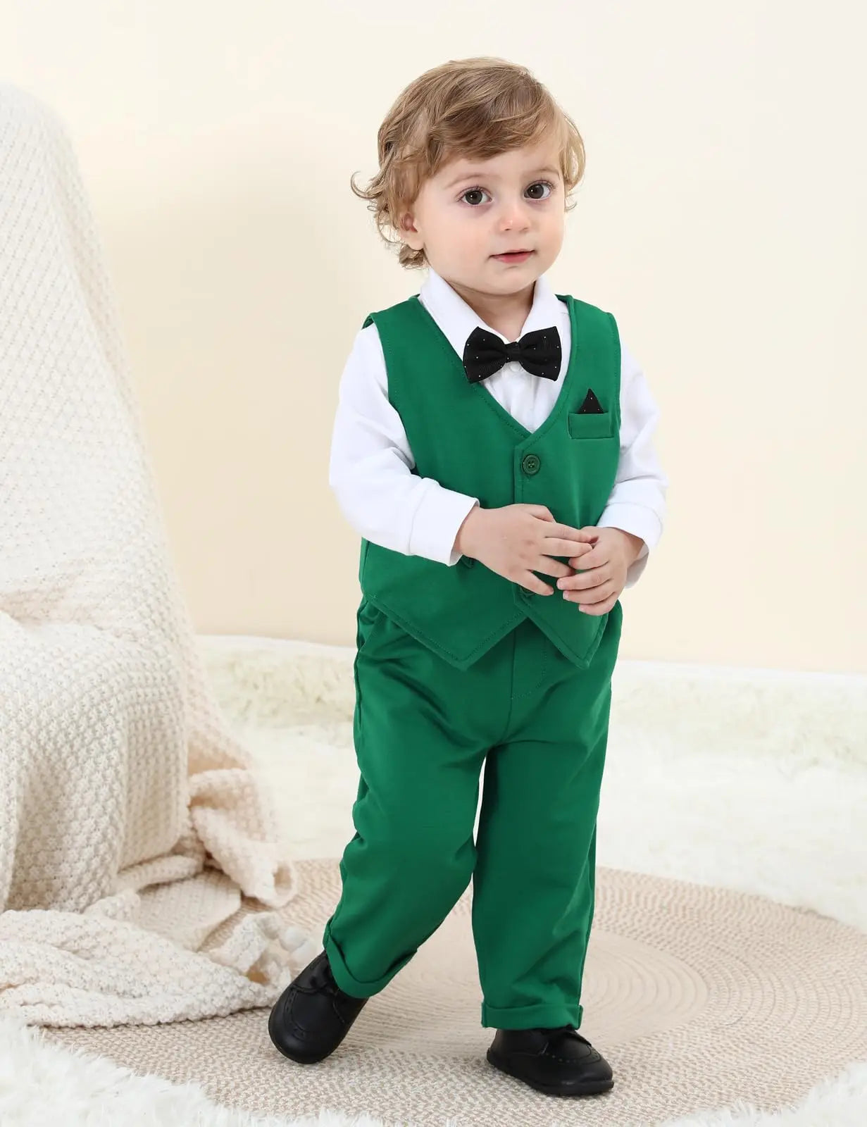 Traje Formal con Chaleco para Bebé