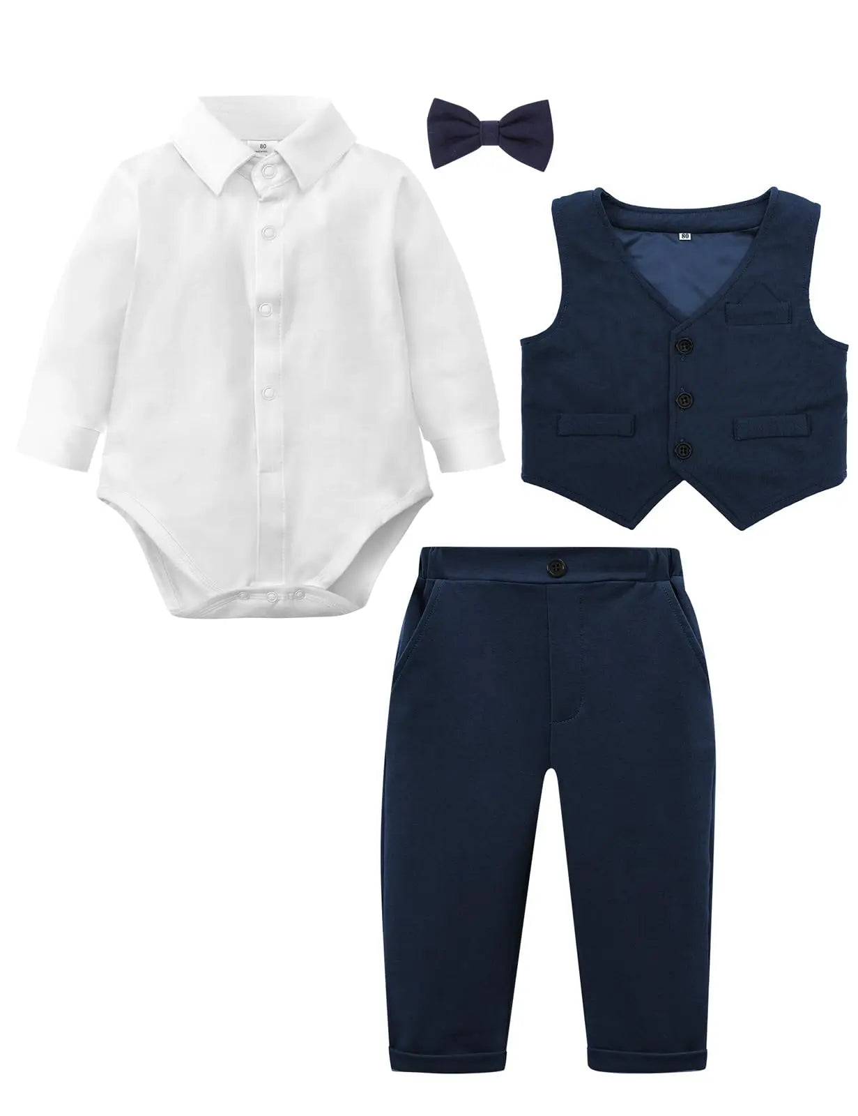 Traje Formal con Chaleco para Bebé