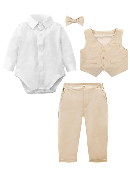 Traje Formal con Chaleco para Bebé