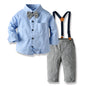 Top and Top Baby Boy Gentleman Outfit – 3-Piece Plaid Vest Set for 0–6Y