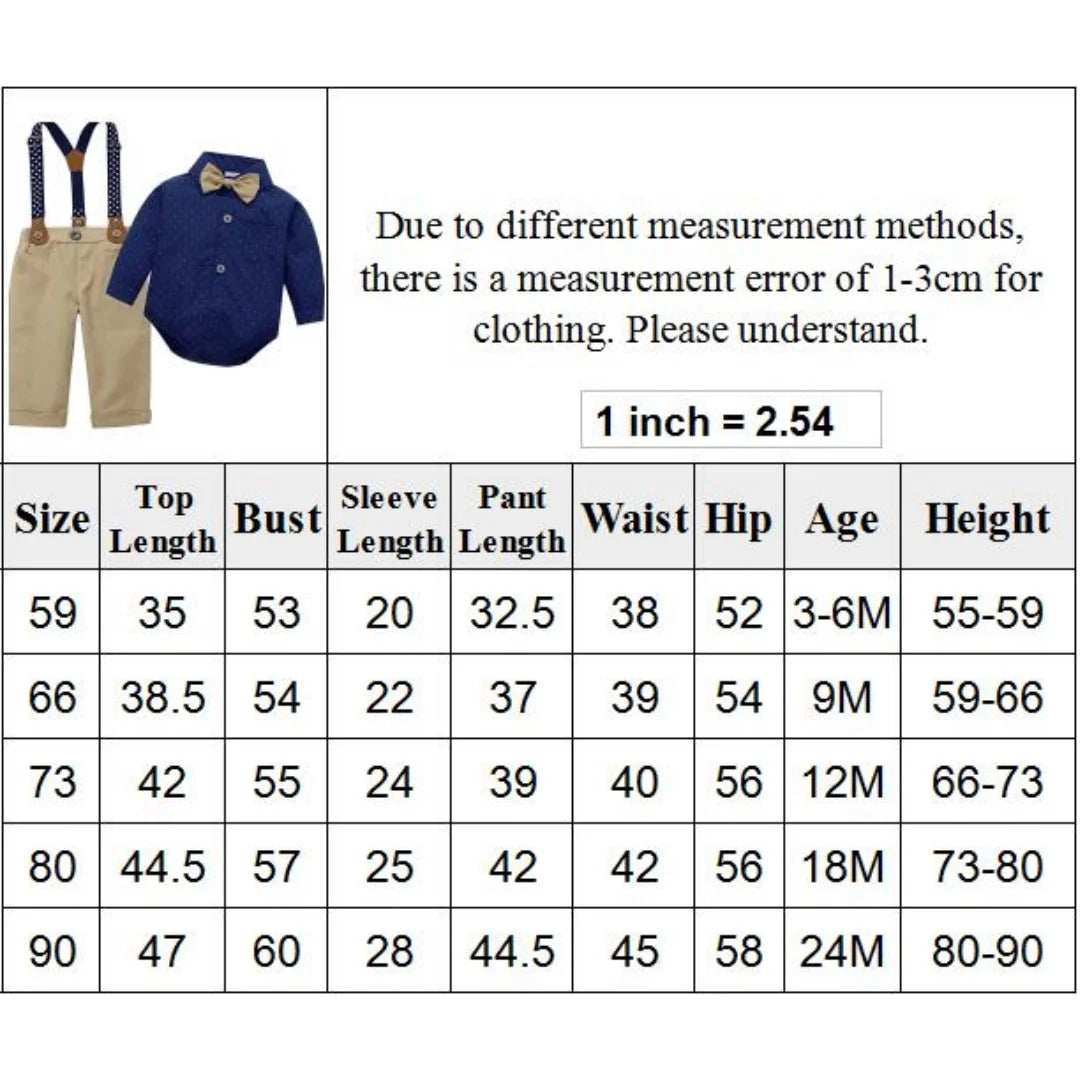 Baby Boy Gentleman Suit – Formal Outfit for Weddings & Special Occasions