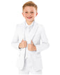 Bloomposh Boys’ Formal Suit – 5-Piece White Set for Special Occasions